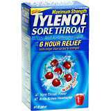 Tylenol Sore Throat, Maximum Strength, Cherry Flavor  - 8oz