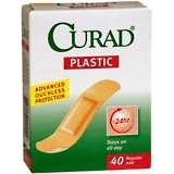 Curad Adhesive Bandages, Plastic, 3/4-Inch  - 40ea