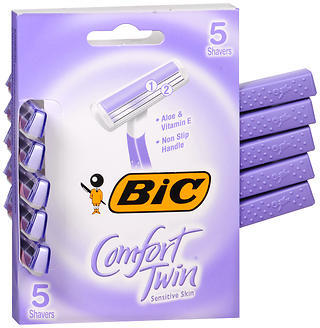 Bic Comfort Twin Shavers Sensitive Skin 5-Pack - 5 EA