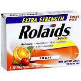 Rolaids Antacid, Extra Strength, Fruit, Tablets  - 3ea