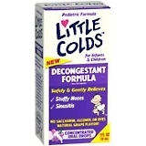 Little Colds Decongestant Formula, Concentrated Oral Drops, Grape  - 1oz