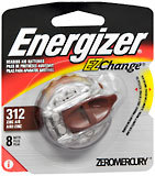 Energizer EZChange Hearing Aid Batteries 8-Pack Size 312 - 8 EA