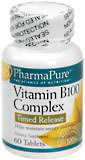 PharmaPure Vitamin B100 Complex Tablets Timed Release  -  60 Tablets