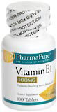 PharmaPure Vitamin B1 100 mg Tablets  -  100 Tablets