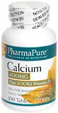PharmaPure Calcium 600 mg Tablets Plus Vitamin D  -  100 Tablets