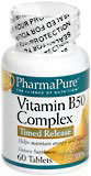 PharmaPure Vitamin B50 Complex Tablets Timed Release  -  60 Tablets