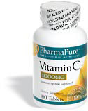 PharmaPure Vitamin C 1000 mg Tablets  -  100 Tablets