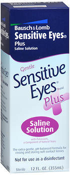 Bausch & Lomb Saline Solution  - 12oz