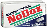NoDoz Alertness Aid, Maximum Strength, 200 mg Caffeine, Coated Caplets  - 16ea