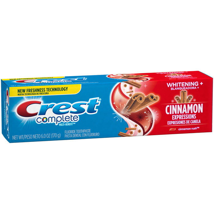 Crest Whitening Expressions Toothpaste Fresh Cinnamon Rush ...