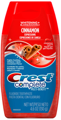 Crest Whitening Expressions Toothpaste Liquid Gel Cinnamon Rush - 4.6 OZ