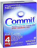 Commit Stop Smoking Aid, 4 mg, Lozenges  - 48ea