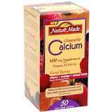 Nature Made Chewable Calcium Tablets Plus Vitamin D Assorted Fruit - 50 TB