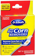 Dr. Scholl's OneStep Corn Removers, Medicated  - 6ea