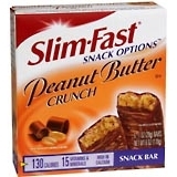 Slim-Fast Snack Options Bars 6-Pack Peanut Butter Crunch 6X0.0287 Pack - 6 Each