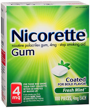 Nicorette 4 mg Starter Kit Fresh Mint - 100 EA