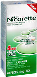 Nicorette 4 mg Fresh Mint - 40 EA