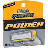 Schick Quattro Power Cartridges 4-Pack - 4 EA