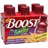 BOOST Nutritional Energy Drink With Benefiber 6-Pack 8-Ounce Bottles Orange Cream - 48 OZ