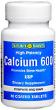 Nature's Bounty Calcium-600 Tablets - 60 Tab