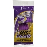 Bic Plus Shavers Lanolin and Vitamin E 5-Pack - 5 Each