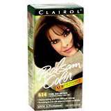 Balsam Color Super Rich Hair Color, Level 3 Permanent, Dark Ash Brown 614  - 1ea