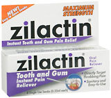 Zilactin Toothache Swabs - 8 Each