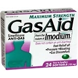 GasAid Simethicone Anti-Gas, Maximum Strength, Softgels  - 24ea