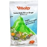 Vitalp Swiss Herb Throat Drops Apple - 24 EA