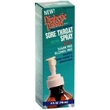 Diabetic Tussin Sore Throat Spray, Menthol  - 4oz