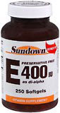 Sundown E 400 IU Softgels DL-Alpha  -  250 Caplets