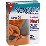 3M Nexcare Bandages Ease-Off Transparent White 3/4 - 25 Each