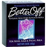 Better Off Natural Wax Hair Removal Refill - 3 Ounces