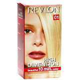 Revlon 10 Minute Haircolor Creme-Gel, Level 3 Permanent, Ultra Light Natural Blonde 01  - 1ea