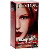 Revlon 10 Minute Haircolor Creme-Gel, Level 3 Permanent, Light Auburn 66  - 1ea