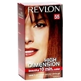 Revlon 10 Minute Permanent Color, Level 3, Medium Auburn 55  - 1ea