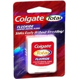 Colgate Total Dental Floss Fluoride - 50 YD