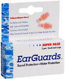EarGuards Ear Plugs  -  1 PR