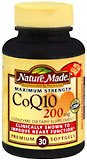 Nature Made CoQ10 200 mg Softgels - 30 Caplets