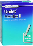 Unilet ExceLite II Lancets  -  100 EA