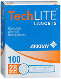 TechLITE Lancets 28 Gauge  -  100 EA