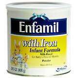 Enfamil Milk-Based Infant Formula with Iron, Powder  - 28.5oz