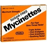 Mycinettes Lozenges Regular - 12 EA