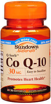 Sundown CoQ-10 30 mg Softgels - 30 Caps