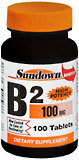 Sundown B-2 100 mg Tablets - 100 TB