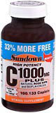 Sundown C 1000 mg Caplets Plus Rose Hips and Bioflavonoids  -  133 Caplets