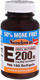 Sundown E 200 IU Softgels D-Alpha Tocopherol  -  150 Caplets