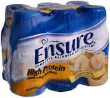 Ensure High Protein 6-Pack 8-Ounce Cans Banana 4X6X8 Pack - 48 Ounces