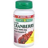 Nature's Bounty Cranberry Softgels Plus Vitamin C - 100 Caps