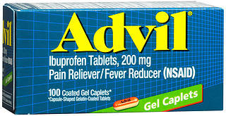 Advil Ibuprofen, 200 mg, Coated Gel Caplets  - 100ea